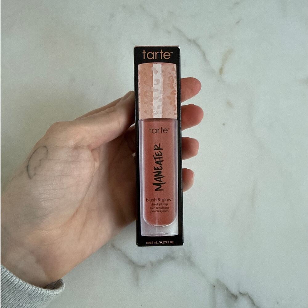 Tarte Maneater Blush & Glow Cheek Plump Buffed Pink